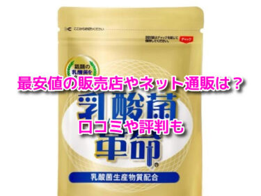 乳酸菌革命の販売店や最安値のネット通販！どこで売ってるか調査