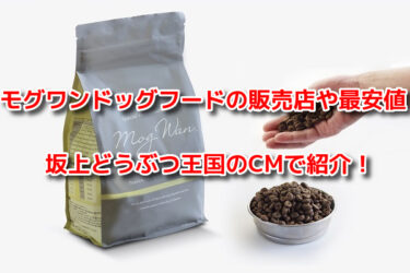 モグワンドッグフードの販売店や最安値！坂上どうぶつ王国のCMで紹介