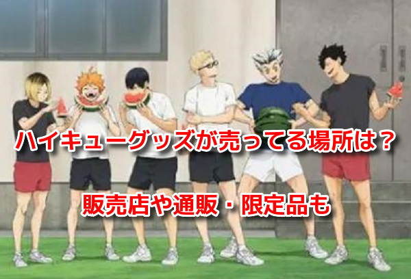 ハイキューグッズ