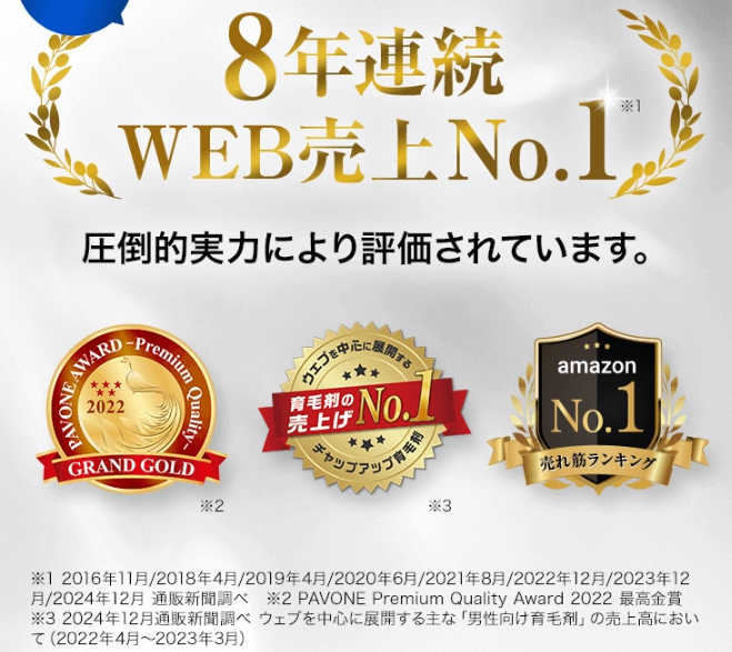 WEB売上NO.1
