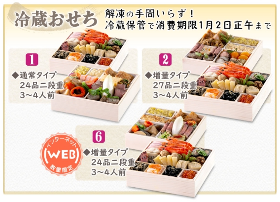 冷蔵おせち