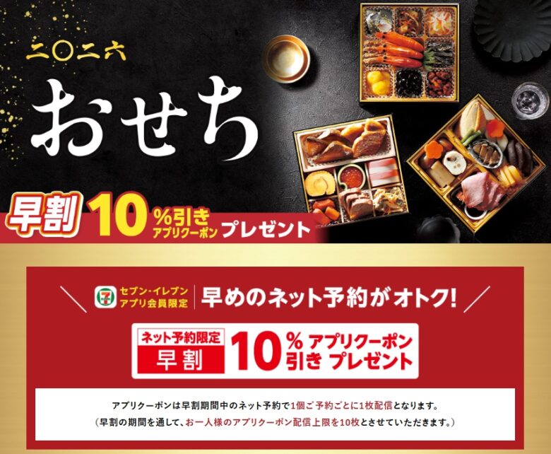 セブンイレブンおせち