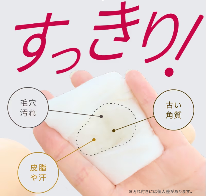 汚れや角質を落とす