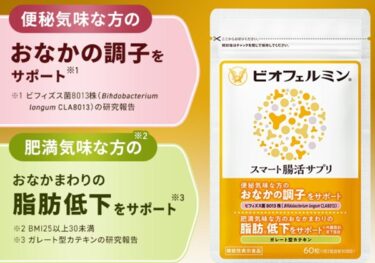 ビオフェルミンスマート腸活サプリ