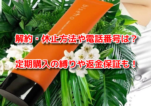 bisenoヘアカラートリートメント　解約